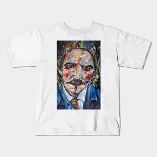 ROBERT LOUIS STEVENSON acrylic portrait Kids T-Shirt